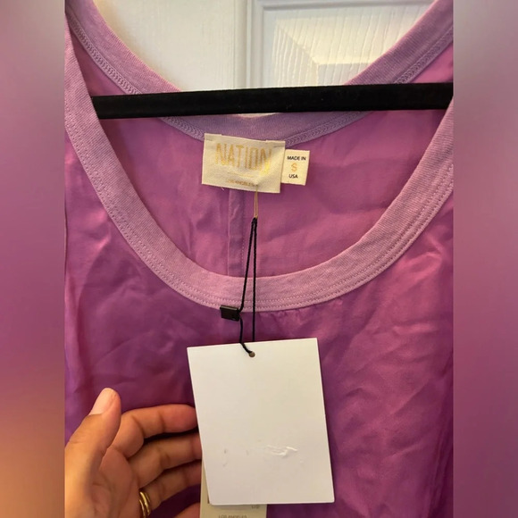 Nation LTD Purple Jojo Tank Top S Small - Picture 5 of 5